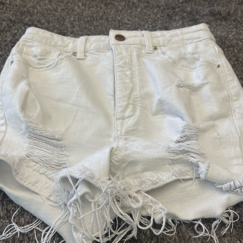 BKE brand like new white jean shorts
